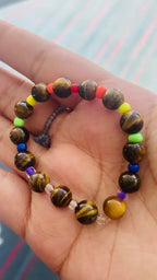 Stretch Beaded-Stone Colorful